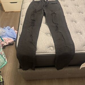 KanCan Black Skinny Distressed Jeans